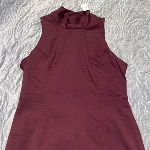 New York & Company Burgundy Dress Size Medium